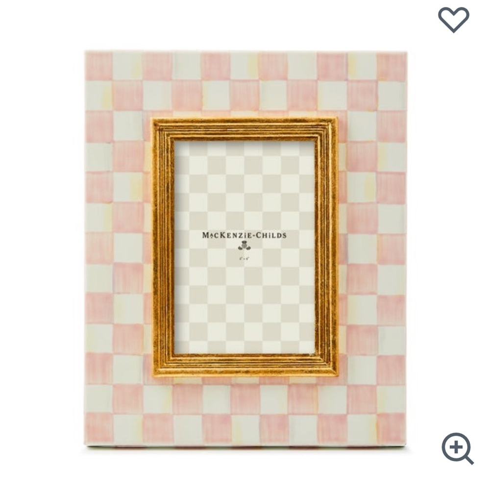 MacKenzie-Childs Frame Rosy Check 4" x 6" Frame